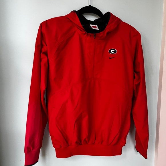 University of Georgia Nike Windbreaker Hoodie - Picture 1 of 16